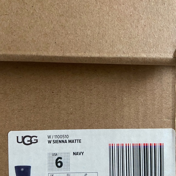 Ugg Sienna Matte Rain Boots Blue size 6 - Picture 7 of 9